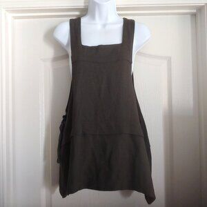 Cannisse Illusion Layer Lagom Lagenlook Cottage Minimalist Top FR34 Neutral